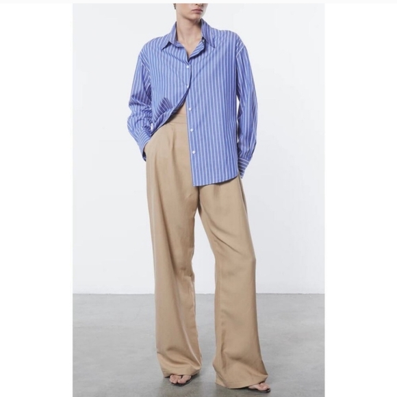 ENZA COSTA Pleated Wide Leg Pant Womens - Picture 14 of 15